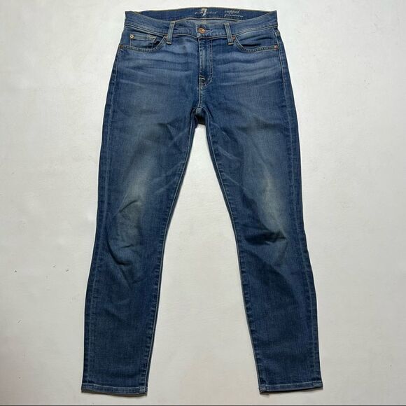 7 For All Mankind Denim - 7 for All Mankind | Cropped Gwenevre Denim Jeans